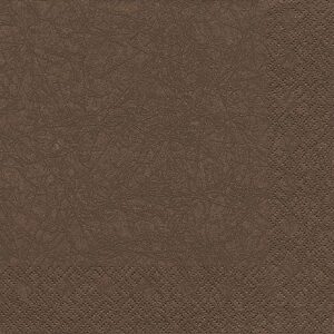 Serviett brun 33X33Cm