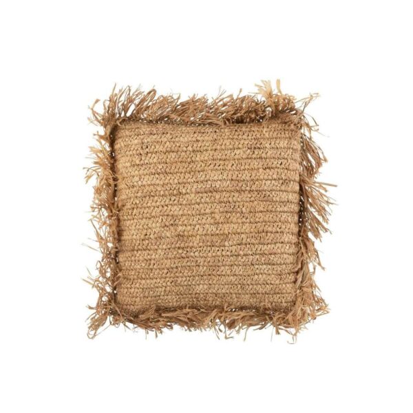 CUSHION SQUARE RAFFIA NATURAL SMALL