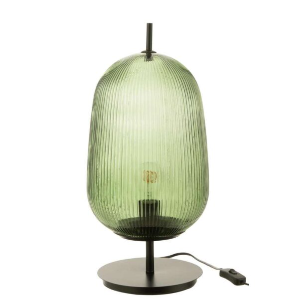 TABLE LAMPE OASIS GLASS GREEN LARGE