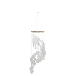WINDCHIME SCALES ROUND SHELL WHITE