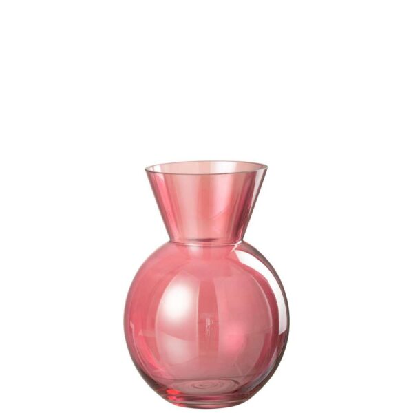 BASE BALL GLASS PINK MEDIUM