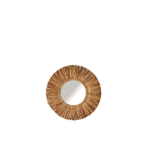 MIRROR MAURICE ROUND WATER HYACINTH BROWN SMALL