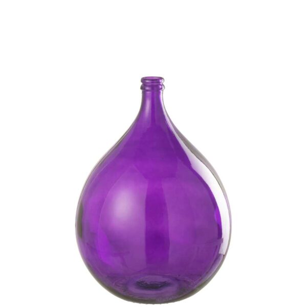 VASE LISSABON GLASS PURPLE
