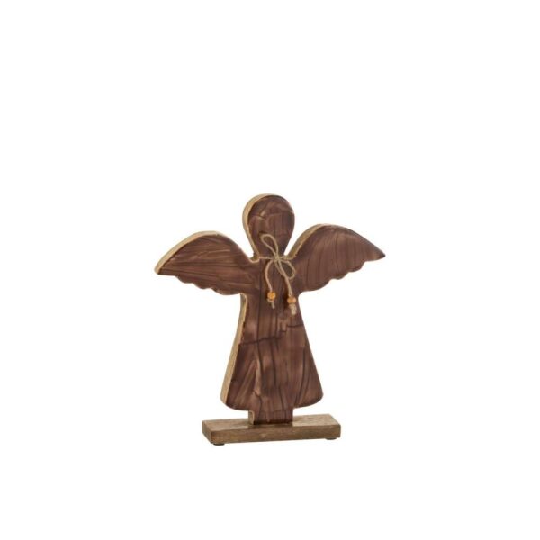 ANGEL ON FOOT VARNISHED BROWN LARGE