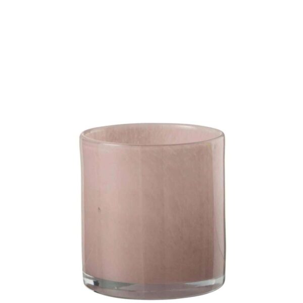 TEALIGHT HOLDER JADE ROSE MEDIUM