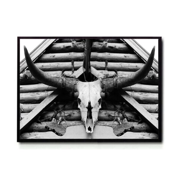 Bilde Canvas M/Ram. Dyrehode 3 50X70Cm