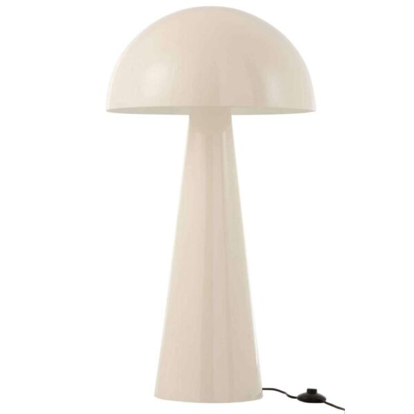LAMP MUSHROOM METAL SHINING WHITE EXTRA LARGE