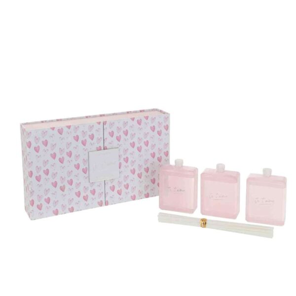 BOX 3 SCENTED OIL+STICKS JE T'AIME PINK