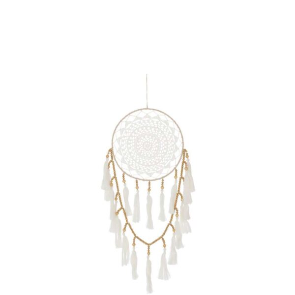 DREAMCATCHER TEXTILE MIX WHITE NATURAL LARGE