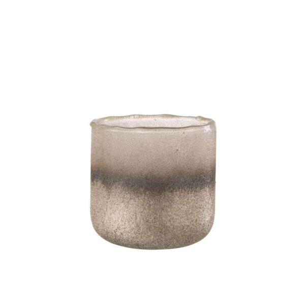 HURRICANE CAMILLE GLASS PINK LARGE