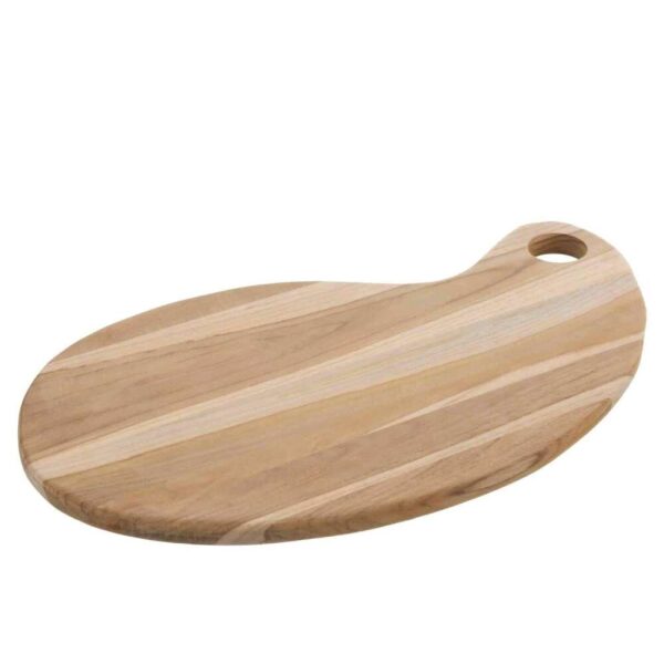 CUTTING BOARD TERONG TEAK WOOD NATURAL LARGE