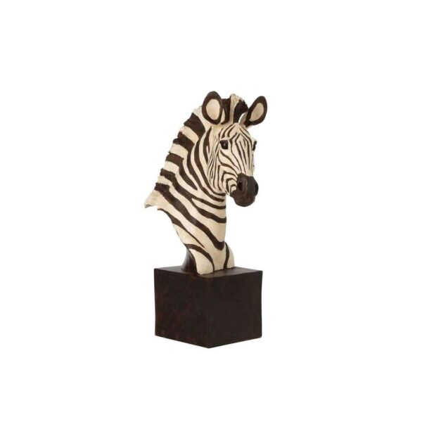 ZEBRA ON FOOT POLY WHITE/BLACK