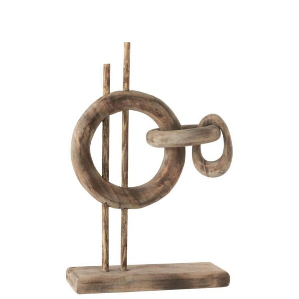 DECORATION RINGS HORIZONTAL WOOD NATURAL