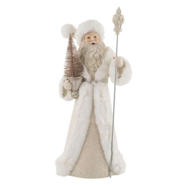SANTA DECO POLY WHITE/CHAMPAGNE