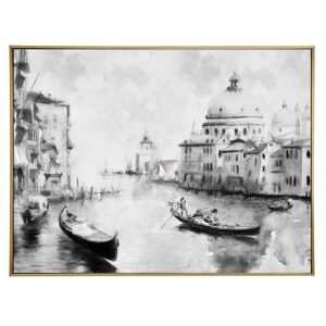 Maleri m/ramme 120x90cm