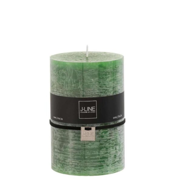 CYLINDER CANDLE LIGHT GREEN XL -95H