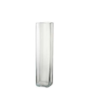 VASE RIGHT SQUARE TRANSPARENT LARGE