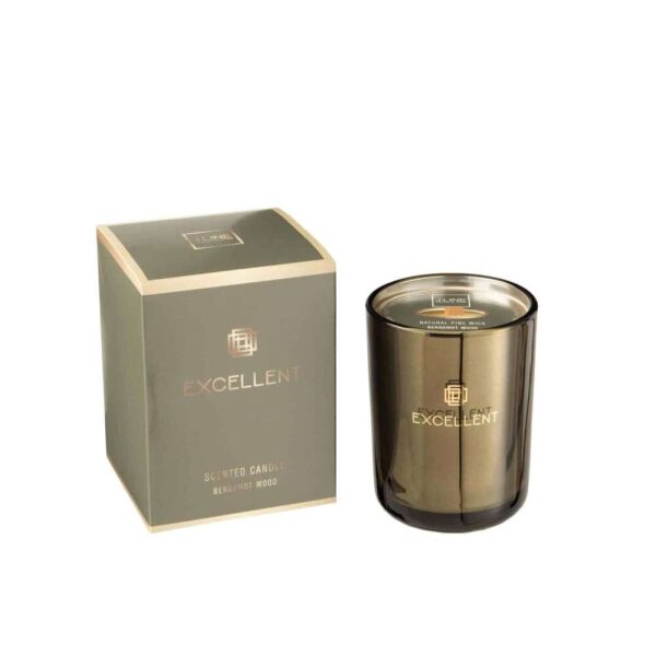 SCENTED CANDLE EXCELLENT BERGAMOT WOOD GREEN SMALL-50U