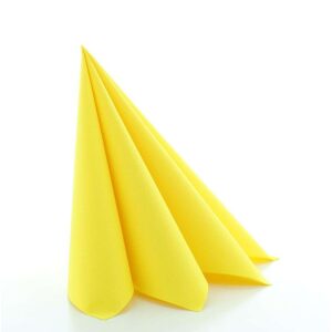 Serviett Tekstil 40X40Cm Gul