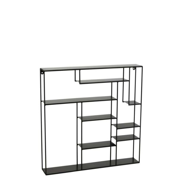 SHELF MARANTA METAL BLACK