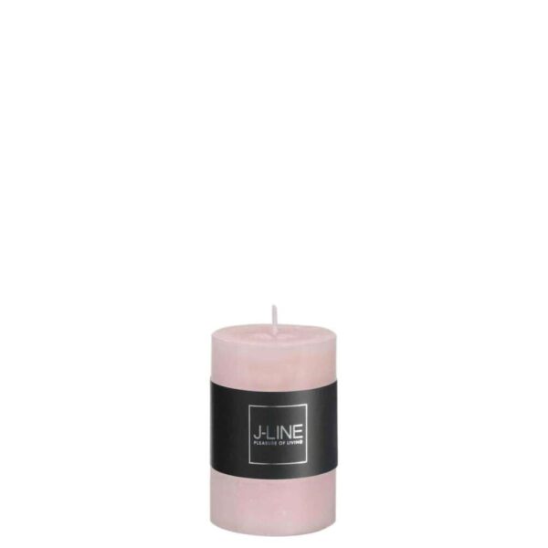 CYLINDER CANDLE POWDERPINK S18H