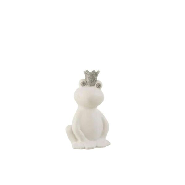 FROG CROWN PORCELAIN WHITE/SILVER MEDIUM