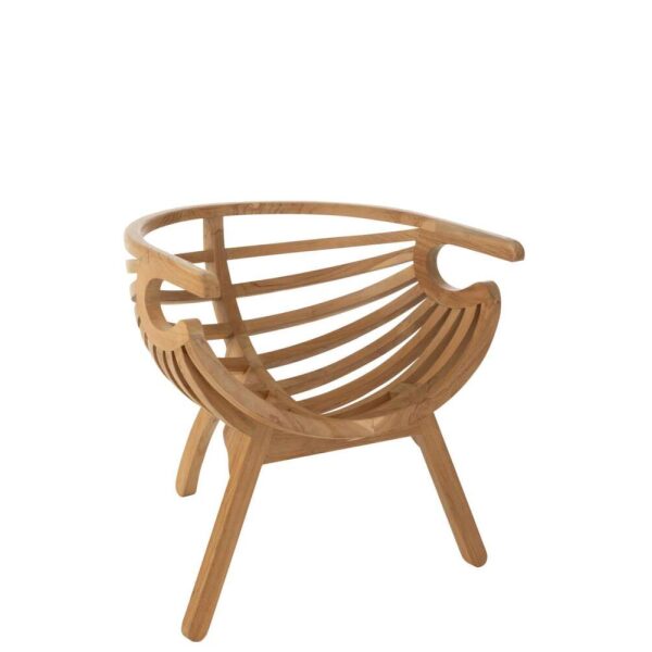 CHAIR CRAB TEAK WOOD NATURAL