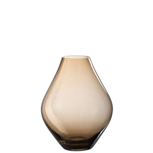 VASE ABBY GLASS AMBER LARGE