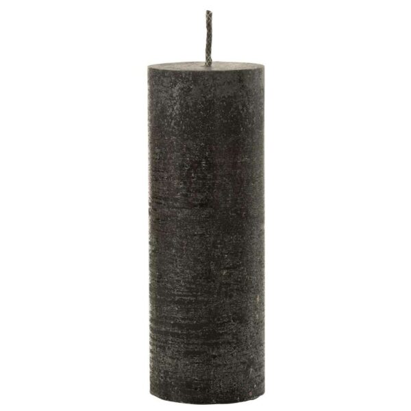 OUTDOOR CANDLE PILLAR PARAFFIN BLACK EXTRA LARGE-50HOURS
