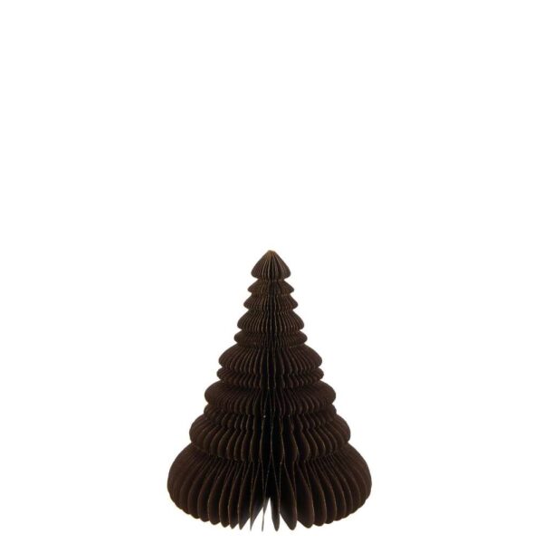 CHRISTMAS TREE FOLDING PAPER BROWN MEDIUM