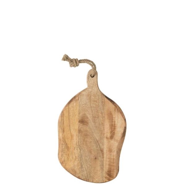 CUTTING BOARD OVAL ORGANIC WOOD SMALL