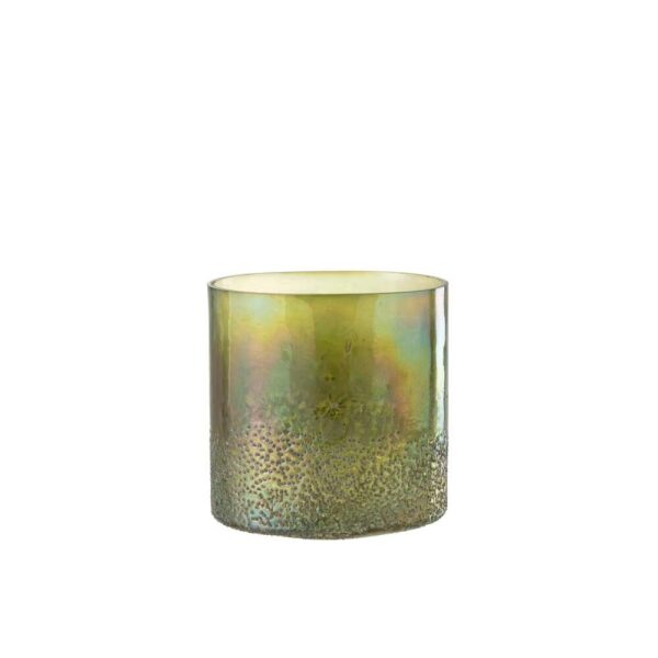 HURRICANE GLASS GREEN LARGE