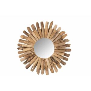 MIRROR ROUND DRIFTWOOD NATURAL LARGE