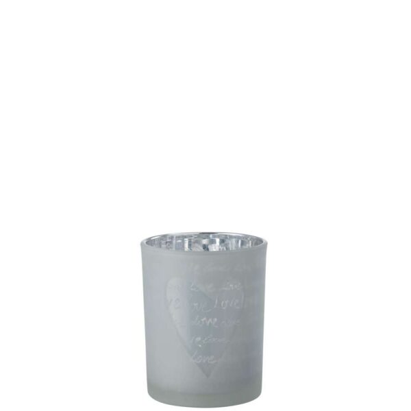 HURRICANE LOVE GLASS WHITE MEDIUM
