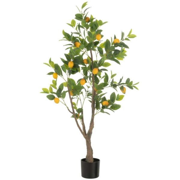 LEMON TREE POT ARTIFICIAL GREEN LARGE