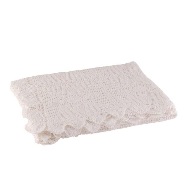 TABLECLOTH MIA LACE COTTON WHITE
