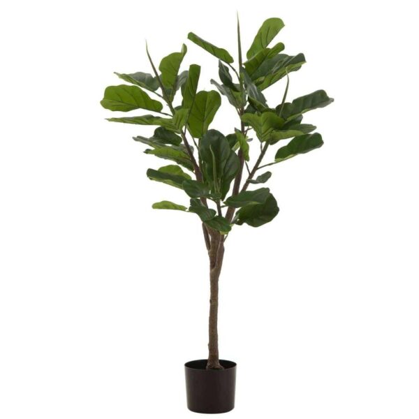 FIDDLE LEAF FIG PLASTIC GREEN