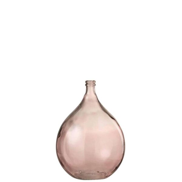 VASE LISSABON GLASS SALMON LARGE