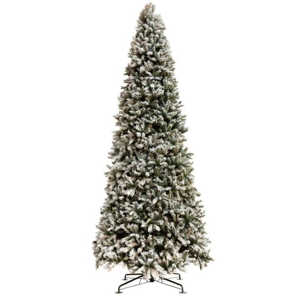 CHRISTMAS TREE PLASTIC SNOWY GREEN EXTRA LARGE