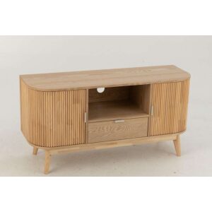 CABINET ROUNDED MDF/PINE WOOD NATURAL SMALL