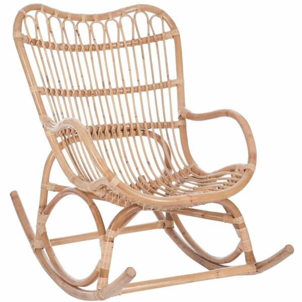 ROCKING CHAIR RATTAN NATURAL