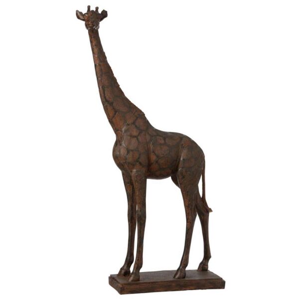 GIRAFFE POLY BROWN LARGE