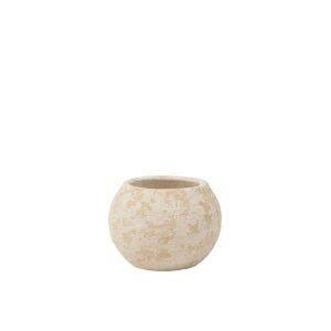 FLOWERPOT RUSTIC CLAY WHITE LARGE