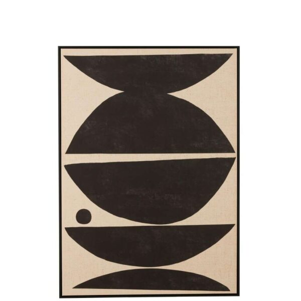 FRAME SHAPES ETHNIC WOOD/CANVAS BROWN/BLACK