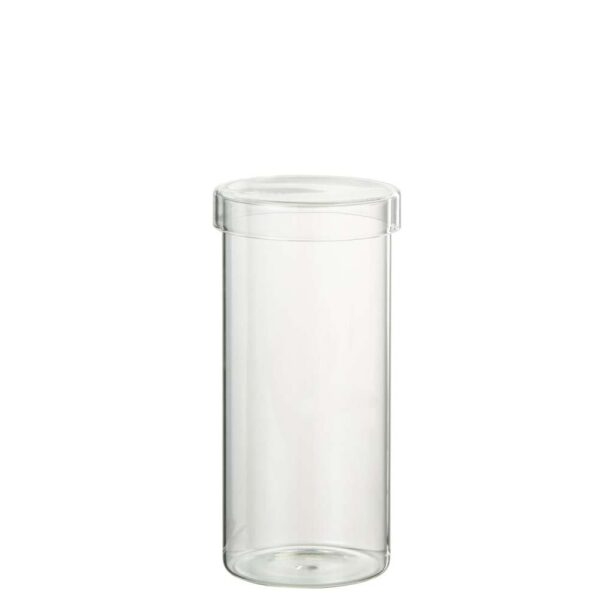 GLASS POT LISA GLASS TRANSPARENT LARGE