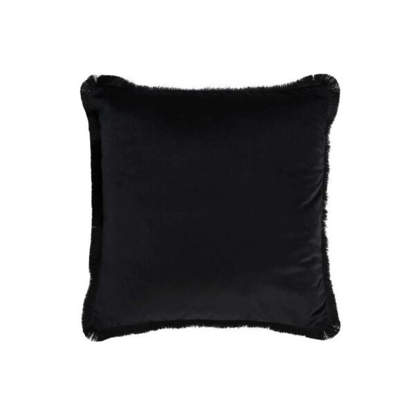 CUSHION ALPHA SQUARE POLYESTER BLACK