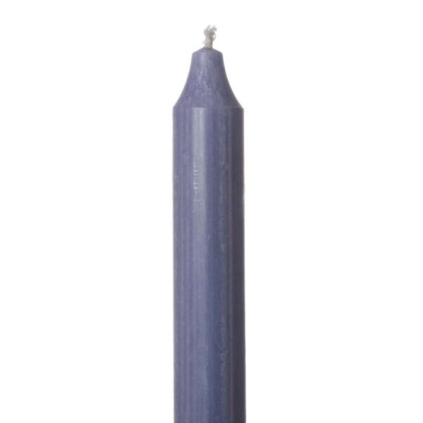 Kronelys Rustikk 2,2X30Cm 10 Lilla