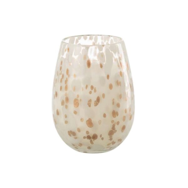 SCENTED CANDLE MIA WHITE/MIX GLASS LARGE-230H