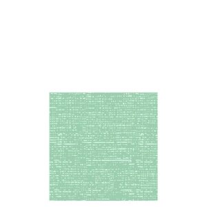 PACK 16 NAPKINS TEXTTILE TOUCH PAPER PASTEL GREEN SMALL