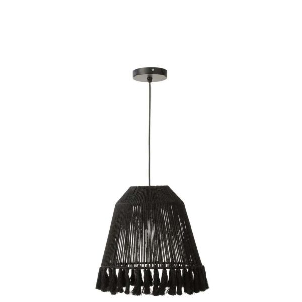 PENDANT LAMP CELIA JUTE BLACK SMALL